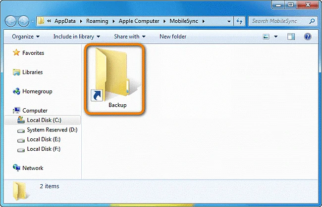 Windows 10da iTunes Yedekleme Konumu Nasıl Bulunur ve Değiştirilir 2 - Windows 10'da iTunes Yedekleme Konumu