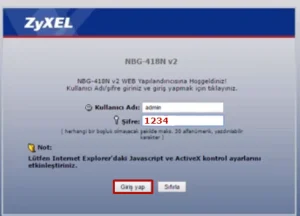 ZyXEL WAP3205 Router Kurulumu 2 - ZyXEL WAP3205 Router Kurulumu (Resimli Anlatım)