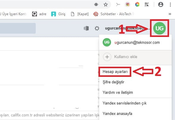 Yandex Mail’de İki Adımlı Kimlik Doğrulamayı Etkinleştirme!