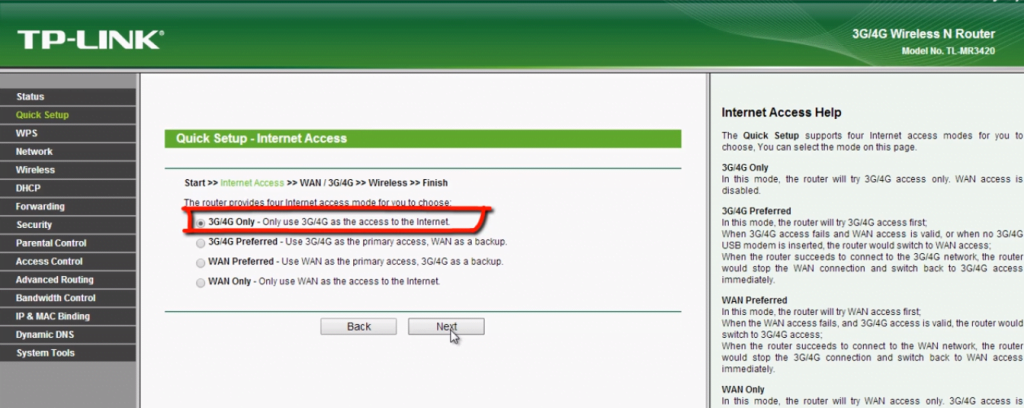 TP Link TL MR3420 3G 4G Kablosuz Router Kurulumu TP Link TL MR3420 3G 4G Kablosuz Router Kurulumu Adımlar