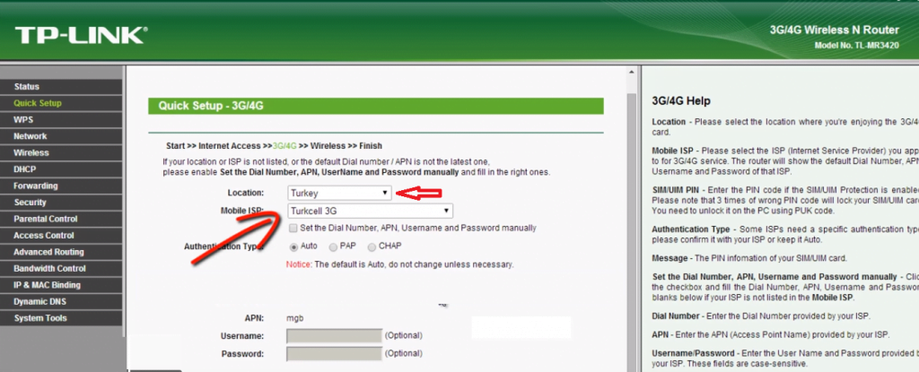 TP Link TL MR3420 3G 4G Kablosuz Router Kurulumu TP Link TL MR3420 3G 4G Kablosuz Router Kurulumu