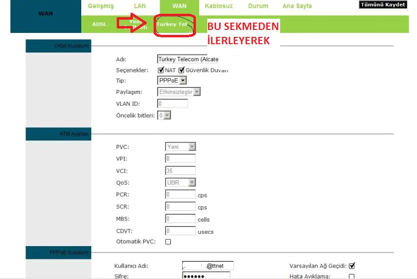 CNet CAR 854 Modem Kurulumu 3 - CNet CAR-854 Modem Kurulumu (Resimli Anlatım)