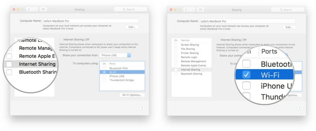 Macinizin İnternetini Wi Fi Hotspota Dönüştürme 2 - Mac'inizin İnternet Bağlantısını Nasıl Wi-Fi Hotspot'a Dönüştürebilirsiniz?