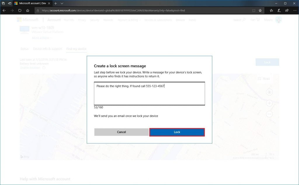 Windows 10 Bilgisayarı Uzaktan Kilitleme 4