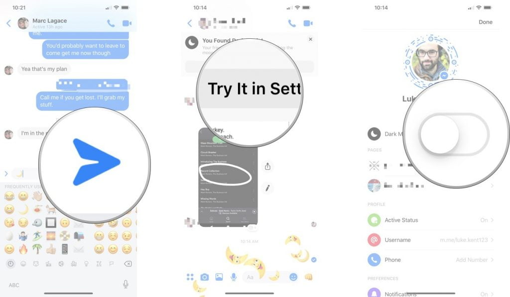 Facebook Messengerda Gizli Koyu Mod Dark Mode Nasıl Etkinleştirilir 2