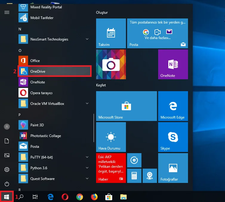 OneDrive, Windows 10'da Varsayılan Kaydetme Konumu Olarak Nasıl Ayarlanır?