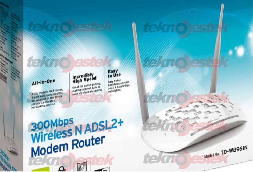 TP-Link TD-W8961N Modem Kablosuz Ağ Ayarları (Resimli Anlatım) - TP-Link TD-W8961N Modem Kablosuz Ağ Ayarları (Resimli Anlatım)