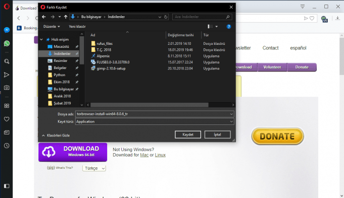tor browser portable executable