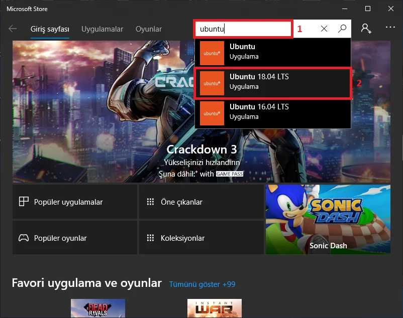 Windows 10da Linux için Windows Alt Sistemi Kurulumu ve Linuxu Çalıştırma 13 - Windows 10'da, Linux için Windows Alt Sistemi Kurulumu ve Linux'u Çalıştırma!