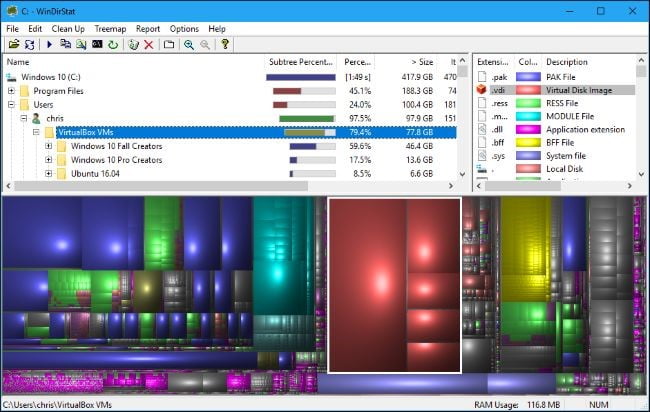 Windows PCnizde Sabit Disk Alanını Analiz Etmek İçin En İyi Dört Ücretsiz Araç 1