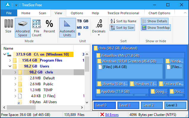 Windows PCnizde Sabit Disk Alanını Analiz Etmek İçin En İyi Dört Ücretsiz Araç 3