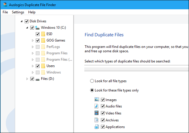 Windowsta Çift Dosyaları Bulma ve Kaldırma 2