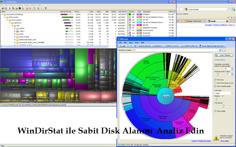 WinDirStat ile Sabit Disk Alanını Analiz Edin - WinDirStat ile Sabit Disk Alanını Analiz Edin