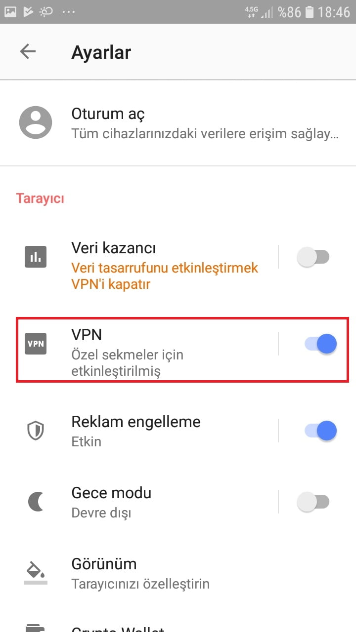 Android Opea VPN 11