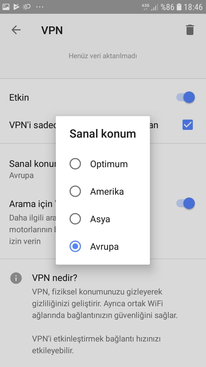 Android Opea VPN 14