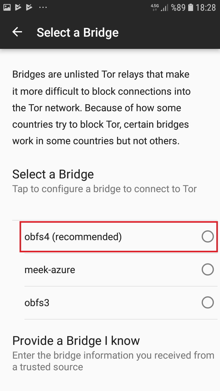Androidde Tor Browser Kurulumu ve Ayarları 12