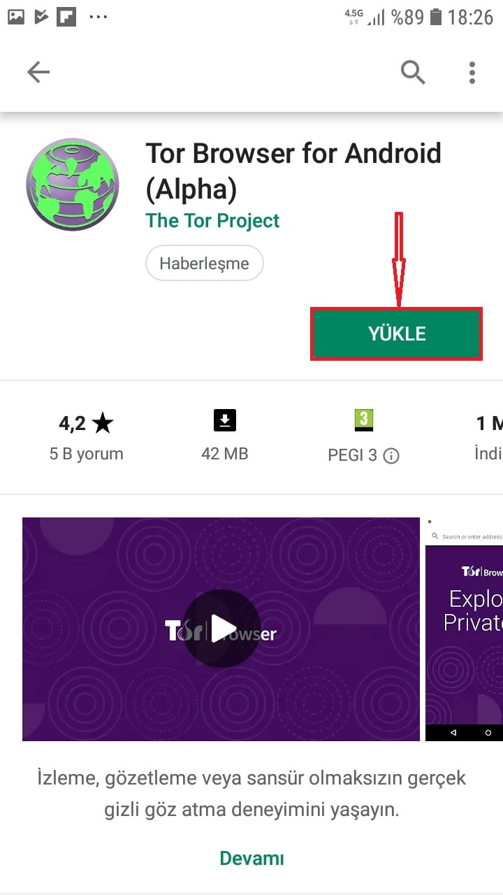 Androidde Tor Browser Kurulumu ve Ayarları 5