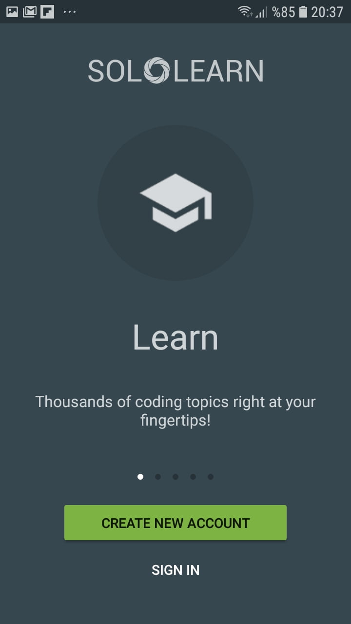 Androidde Programlama Öğrenme Uygulamaları 35