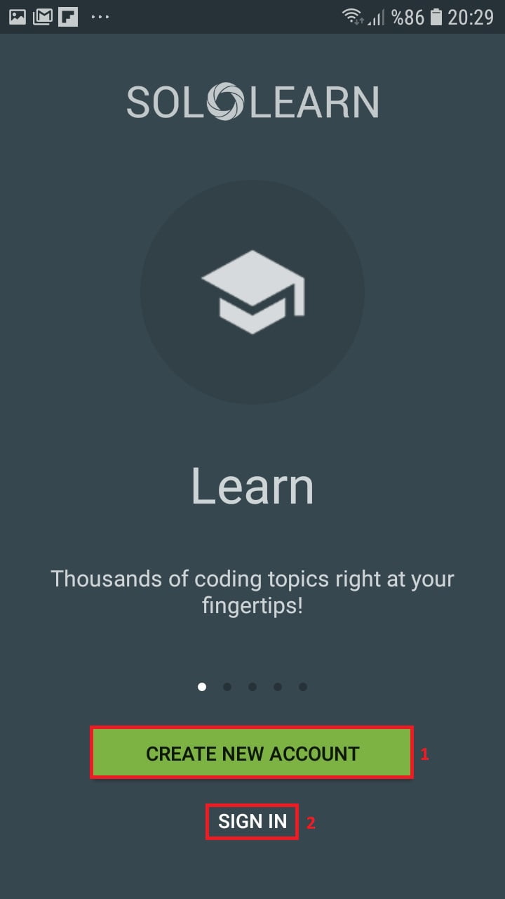 Androidde Programlama Öğrenme Uygulamaları 5