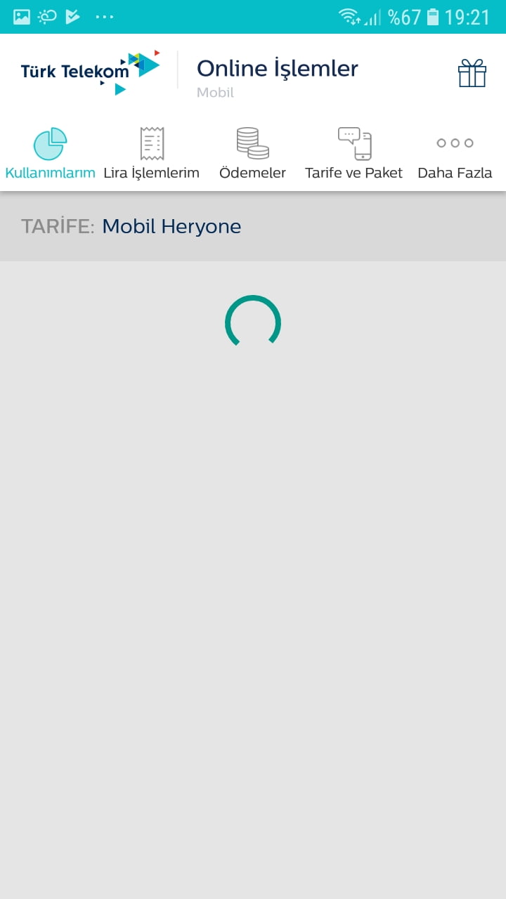 Androidde ve iOSta Türk Telekom Online İşlemler Uygulaması ile Lira Kontör Yükleme 8