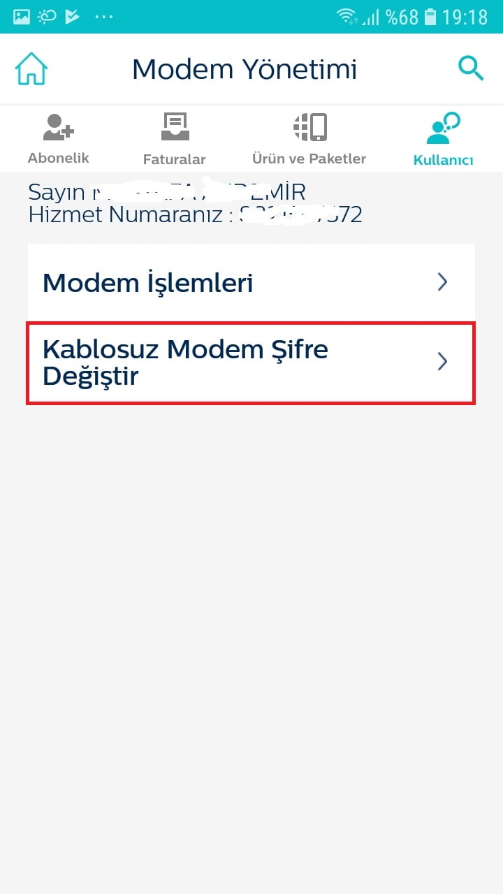Androidde ve iOSta Türk Telekom Online İşlemler Uygulaması ile Wi Fi Şifresi Değiştirme 10