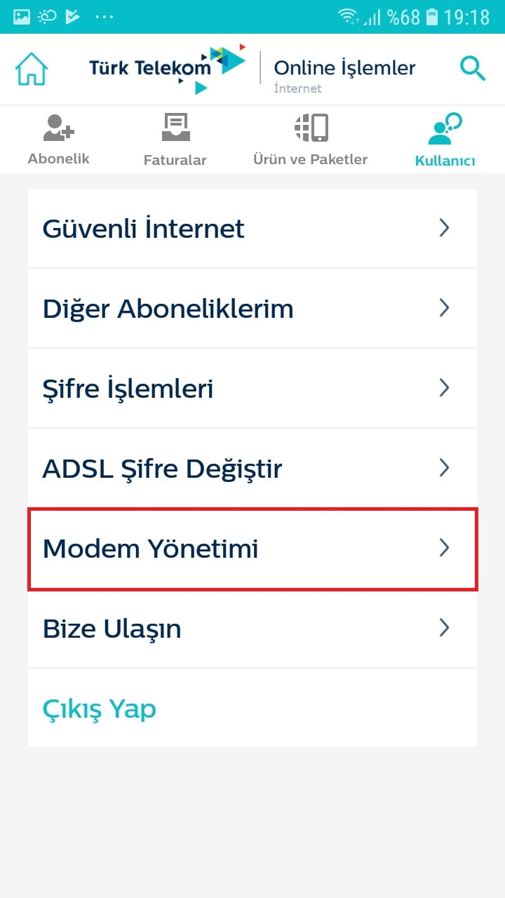 Androidde ve iOSta Türk Telekom Online İşlemler Uygulaması ile Wi Fi Şifresi Değiştirme 9
