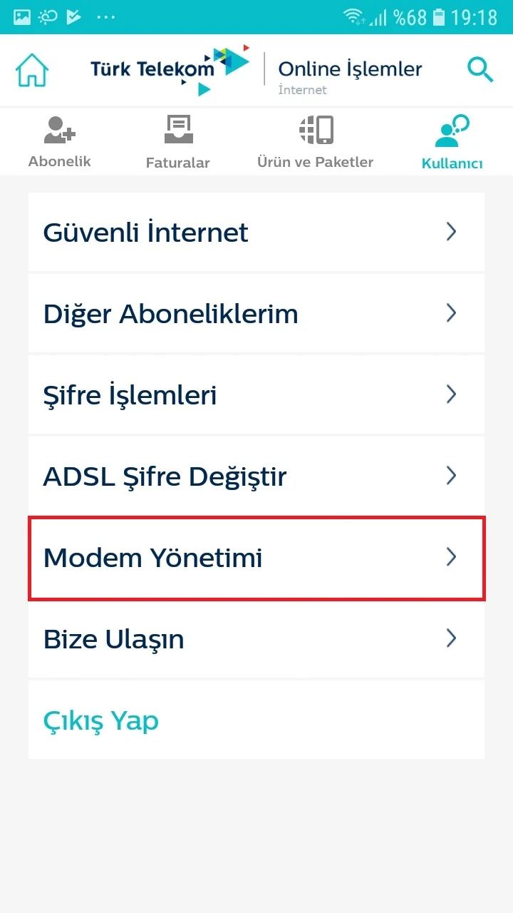 Androidde ve iOSta Türk Telekom Online İşlemler Uygulaması ile Wi Fi Şifresi Değiştirme 9 - Android'de ve iOS'ta Türk Telekom Online İşlemler Uygulaması ile Wi-Fi Şifresi Değiştirme!