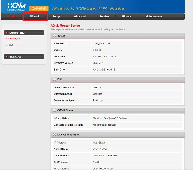 CNET CAR 984R Modem Kurulumu 2 - CNET CAR-984R Modem Kurulumu (Resimli Anlatım)