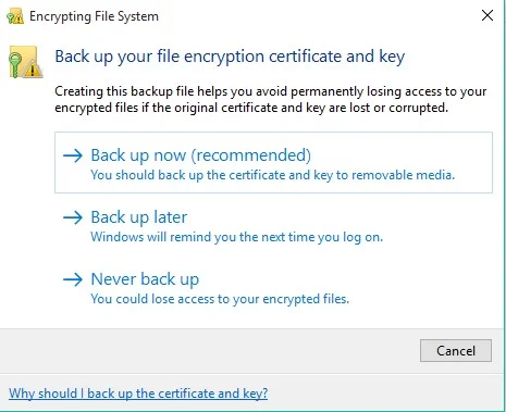 Windows 10da Dosya ve Klasör Nasıl Şifrelenir 2 - Windows 10'da Dosya ve Klasör Nasıl Şifrelenir