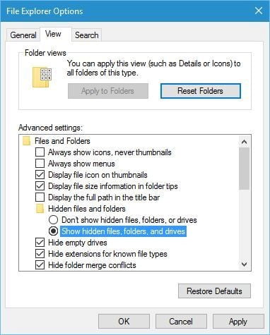 Windows 10da Kaybolan Dosyaları Bulma 2