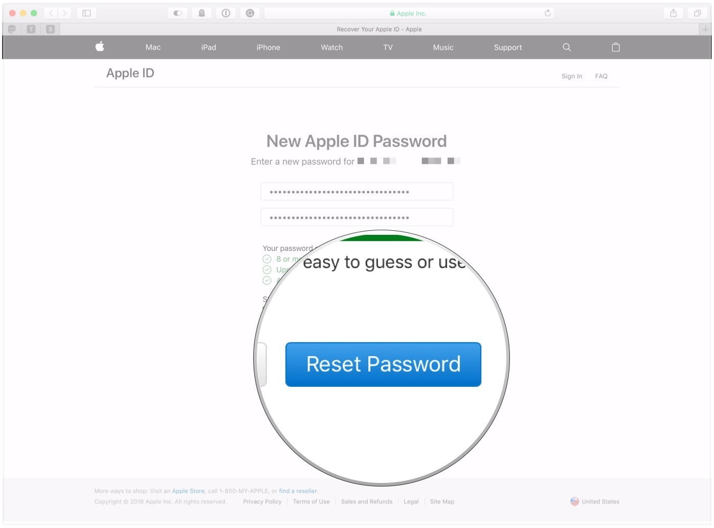 Apple ID Şifre Sıfırlama 11