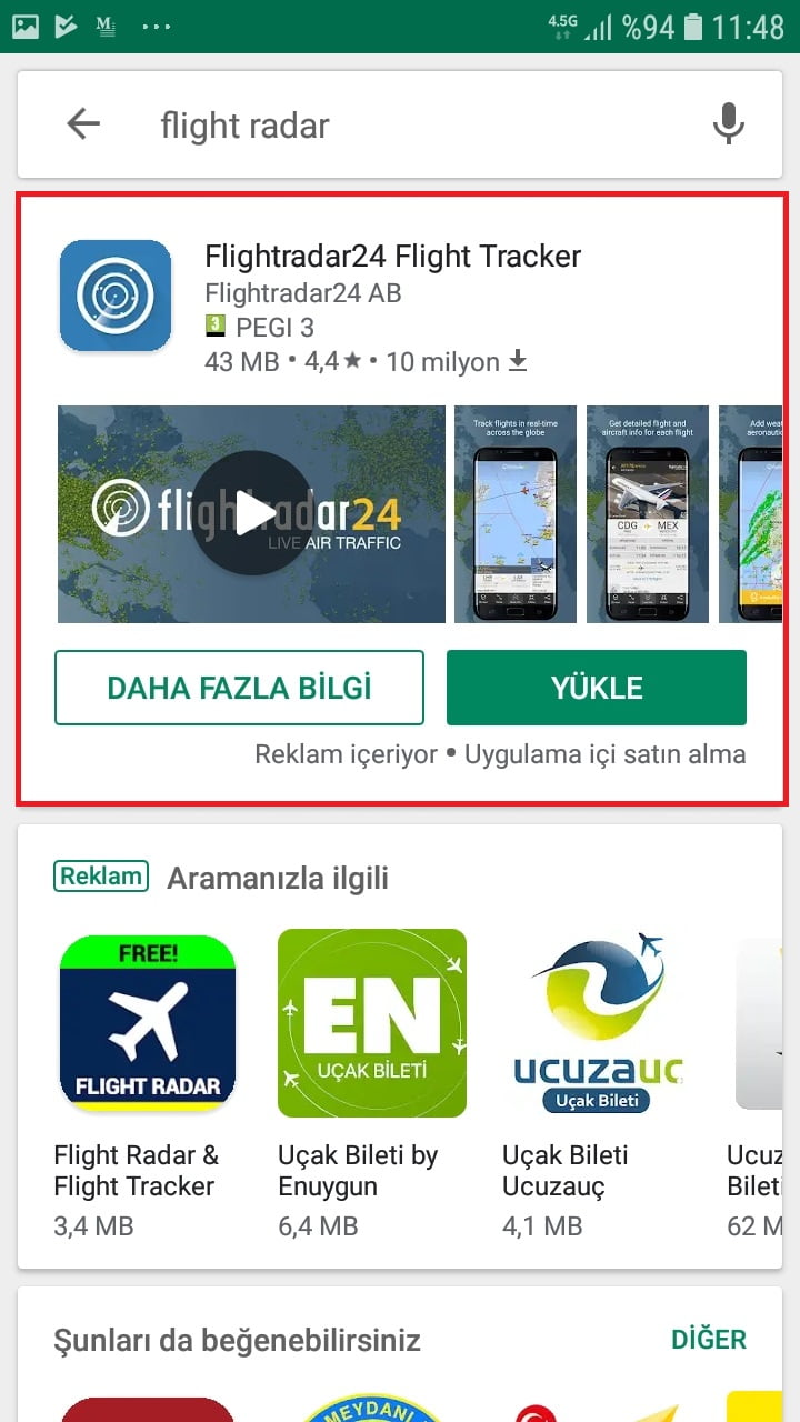 Flightradar24 ile Dünyadaki Tüm Uçak Trafiğini ve Seferlerini Takip Edin 27