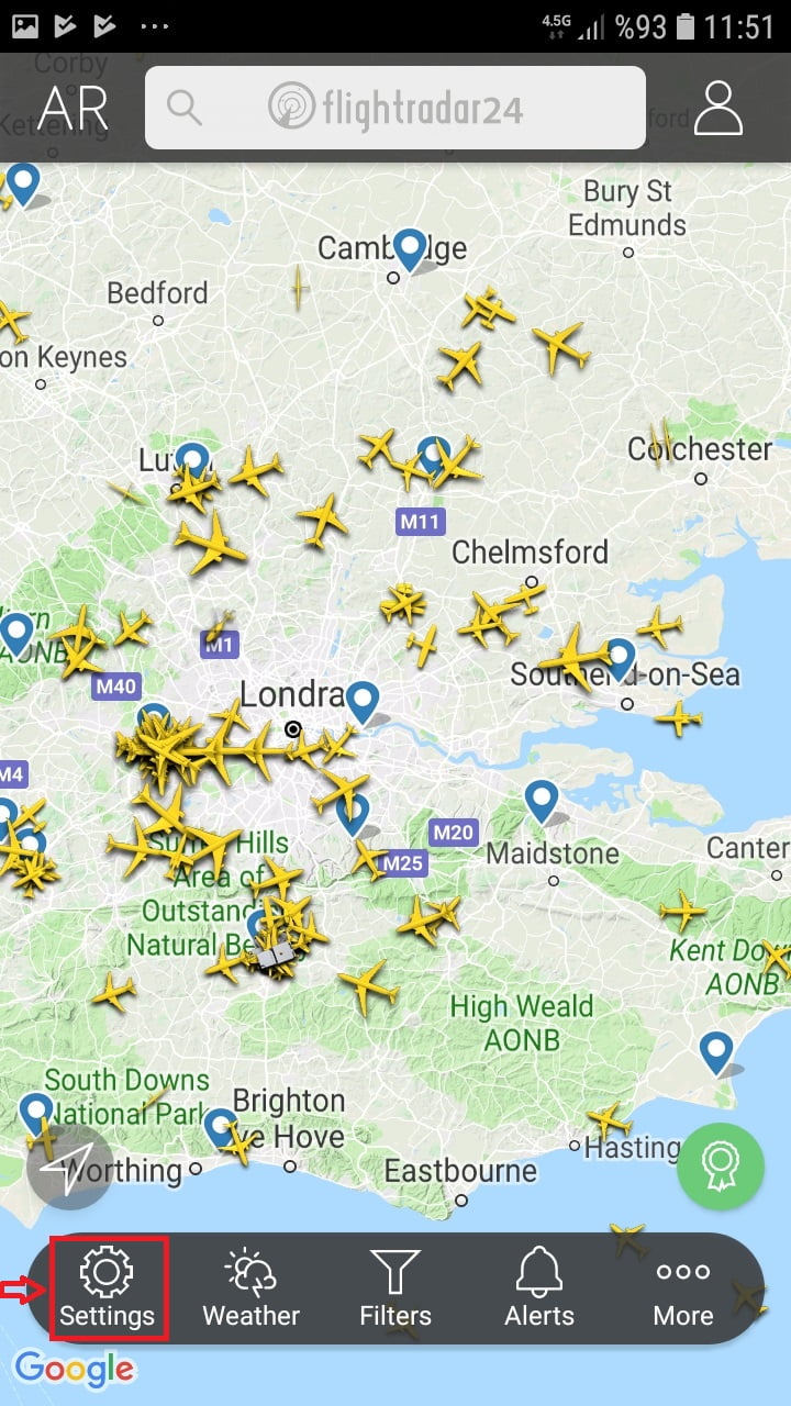 Flightradar24 ile Dünyadaki Tüm Uçak Trafiğini ve Seferlerini Takip Edin 38