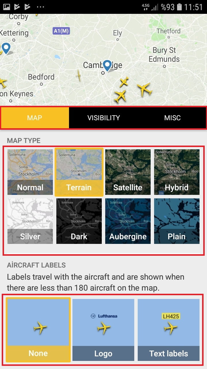 Flightradar24 ile Dünyadaki Tüm Uçak Trafiğini ve Seferlerini Takip Edin 39