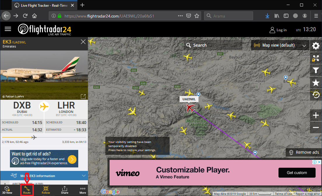 Flightradar24 ile Dünyadaki Tüm Uçak Trafiğini ve Seferlerini Takip Edin 8