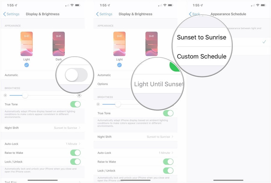 iPhoneda ve iPadde Karanlık Mod Dark Mode Nasıl Etkinleştirilir 3