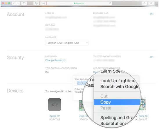 iPhone iPad ve Macte iCloud ile Uygulamaya Özel Şifre Nasıl Oluşturulur 3