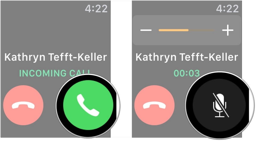 Apple Watchta Telefon Görüşmesi Yapma ve Gelen Aramaları Cevaplama 4