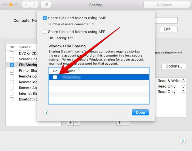 Mac ve Windows Arasında Dosyaları Kablosuz Olarak Paylaşma 4