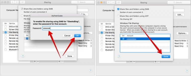 Mac ve Windows Arasında Dosyaları Kablosuz Olarak Paylaşma 5