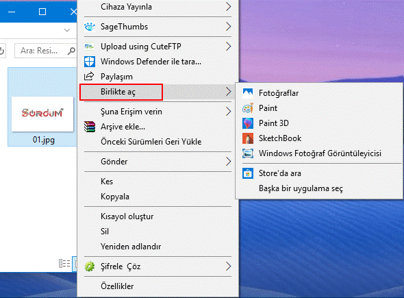 win10 vrsyln 3 - Windows 10 Varsayılan Programlar ve Dosya İlişiği Nasıl Değiştirilir?