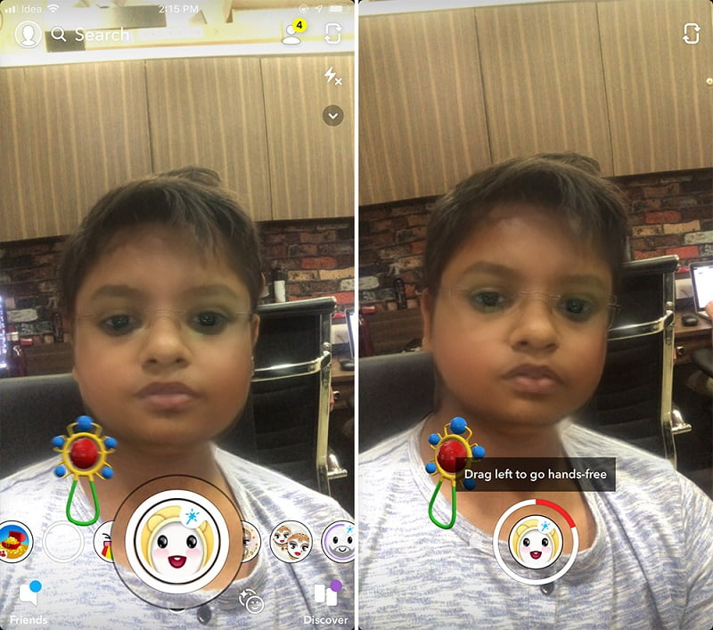 iPhoneda ve Androidde Snapchat Bebek Filtresi Nasıl Kullanılır 5