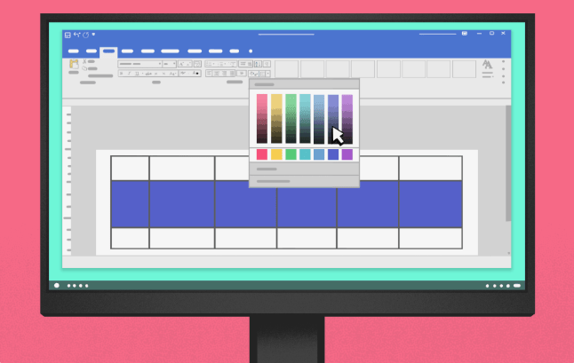 wordrenksecimi ongrsl - Word'deki Tablolara Arka Plan Renkleri Nasıl Uygulanır?