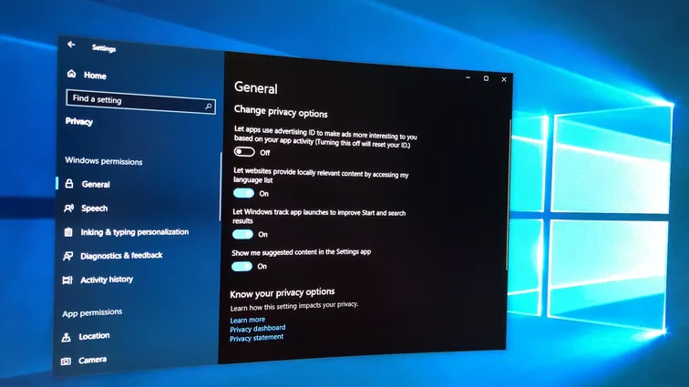win10gzllkayar ongrsl - Windows 10'da Değiştirmeniz Gereken 5 Gizlilik Ayarı