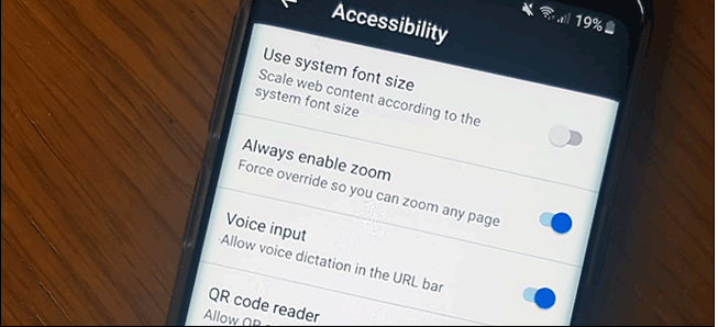 webmetinbuytme ongrsl - Android'de Web Sitesi Metnini Büyütme