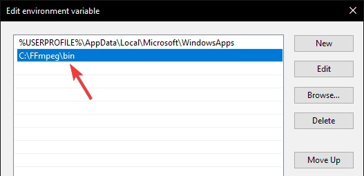 Windows 10da FFmpeg Nasıl İndirilir ve Yüklenir 5
