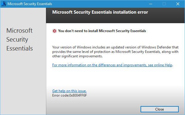 Windows 10da Microsoft Security Essentialsı indirin 1