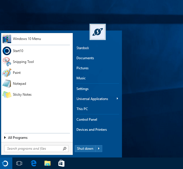 Windows 7 Başlat Menüsünü Windows 10a Getirin 1