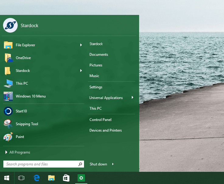 Windows 7 Başlat Menüsünü Windows 10a Getirin 2