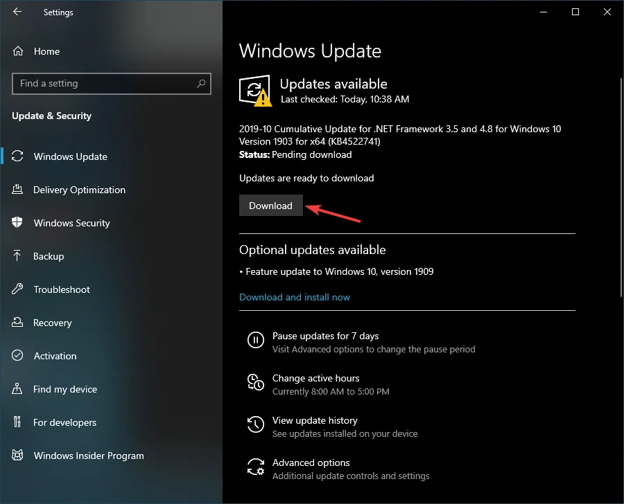 Windows Update Kırmızı Ünlem İşareti 1 - Windows Update Kırmızı Ünlem İşareti
